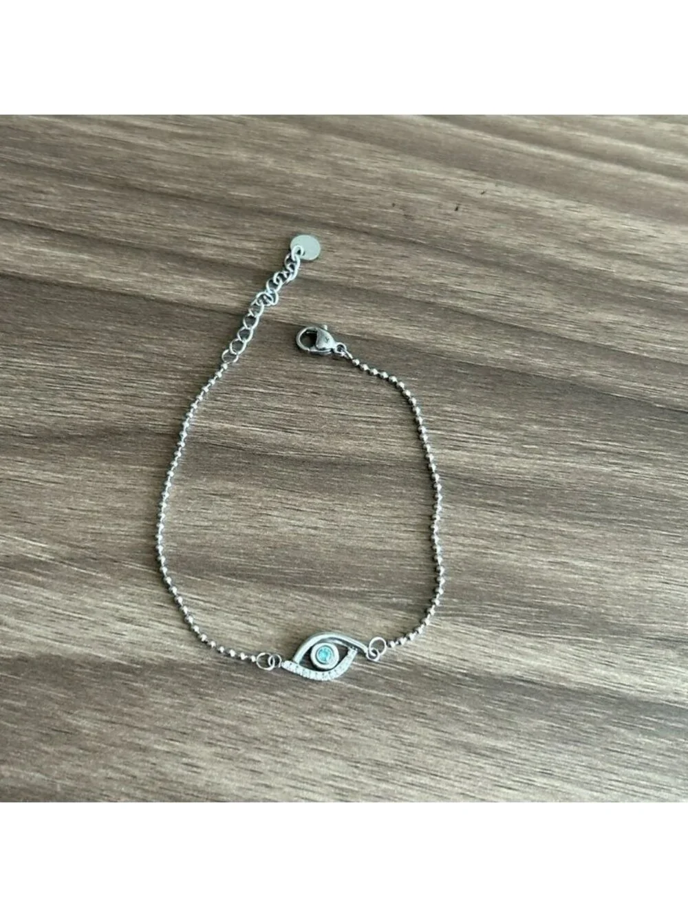 Silver Evil Eye Bracelet Q458
